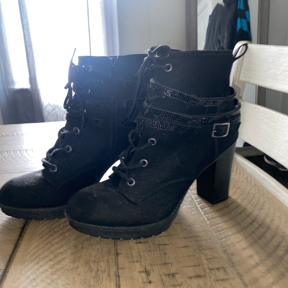 Black boots